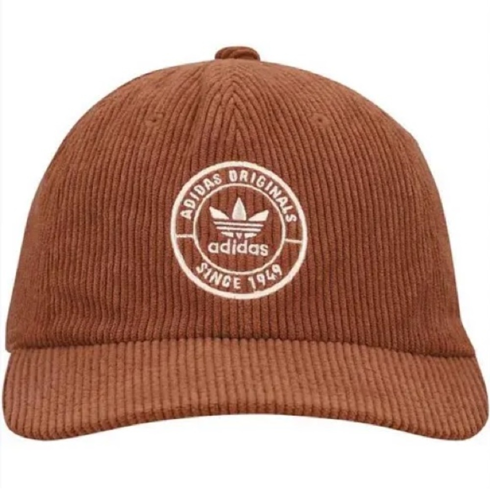 🤎Adidas🤎 Originals Corduroy Brown Hat - Picture 2 of 7